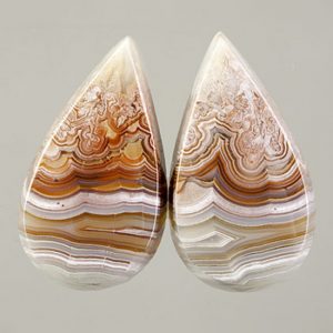 Mexican Lace Agate Pair