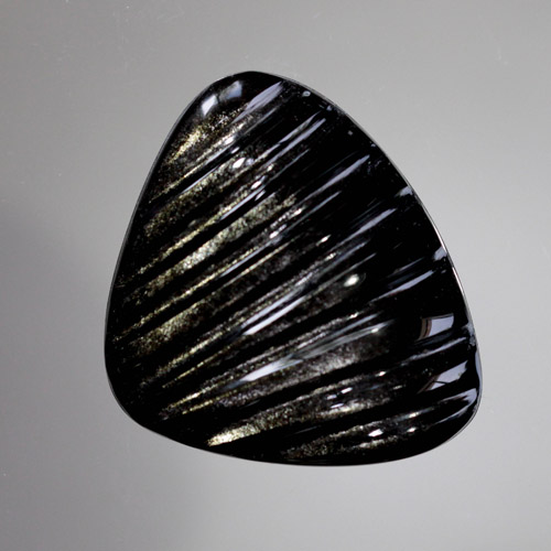 Silvery Gold Sheen Obsidian