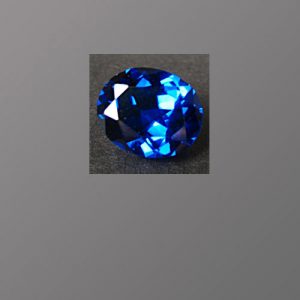 Lab-Created Sapphire Royal Blue Oval