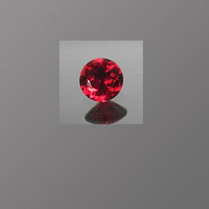 Lab Corundum Ruby Red Round