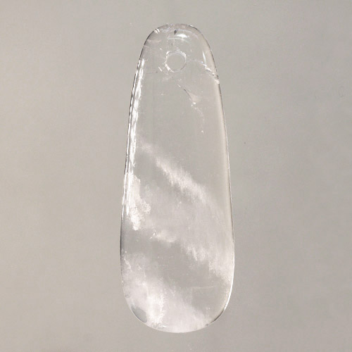 Rock Crystal Drilled Pendant