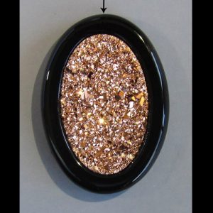 Top-Drilled Rose Gold Druzy Pendant